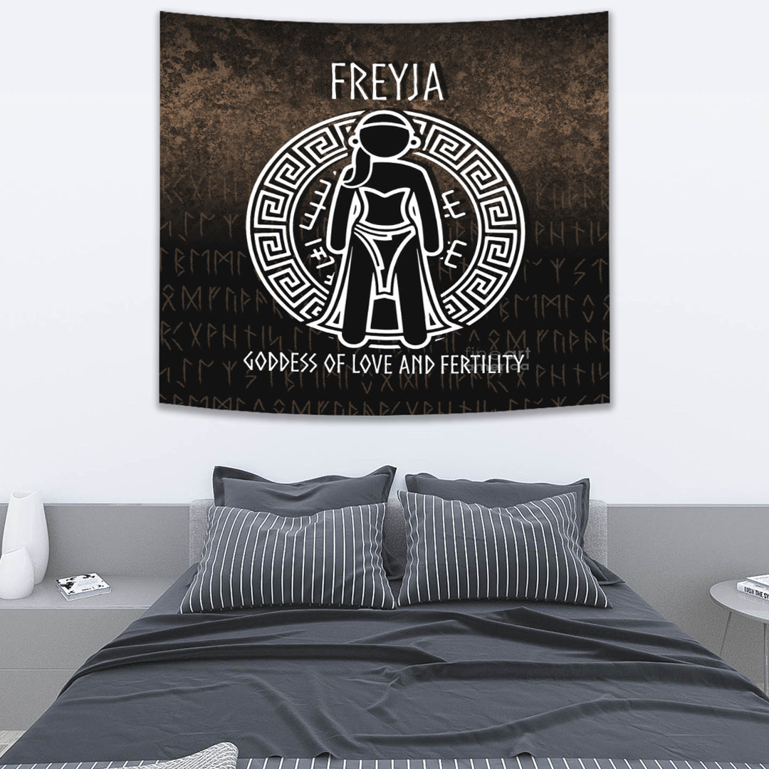 Viking Tapestry Freyja the Goddess of Love and Fertility