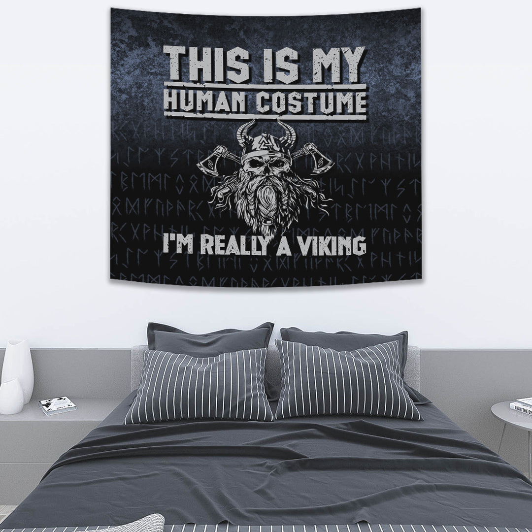Viking Tapestry This Is My Human Costume I'm Really A Viking
