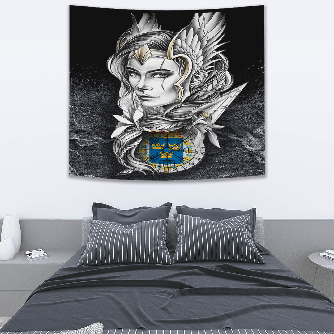 Viking Tapestry Valkyries Sweden