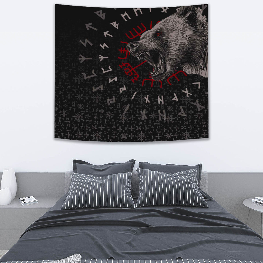Viking Tapestry Berserler Viking Tapestry Bear