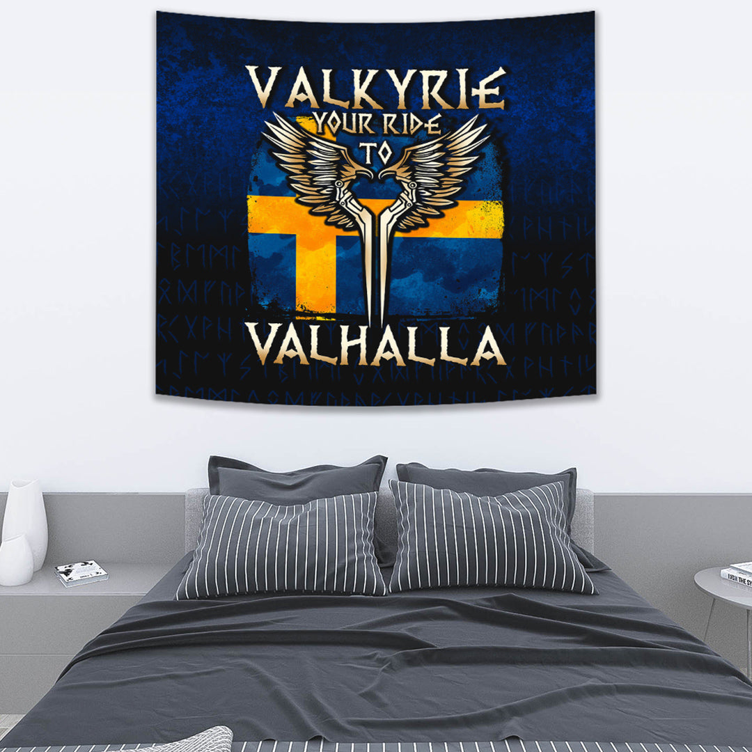 Viking Tapestry Valkyrie Your Ride to Valhalla Sweden