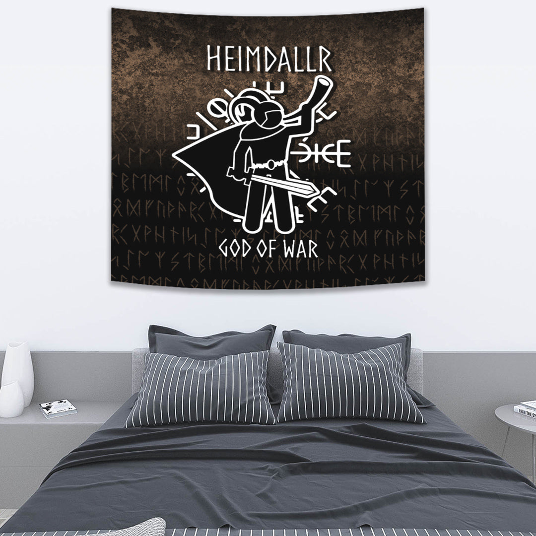 Viking Tapestry Heimdallr God Of War