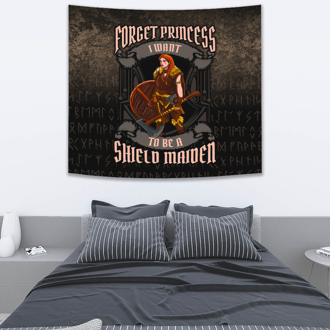 Viking Tapestry Forget Princess I Want To Be A Shield Maiden