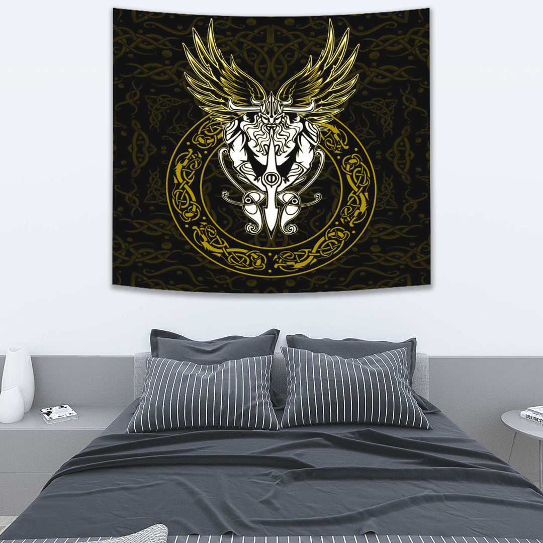 Viking Tapestry OdinWing Viking Tapestry Gold