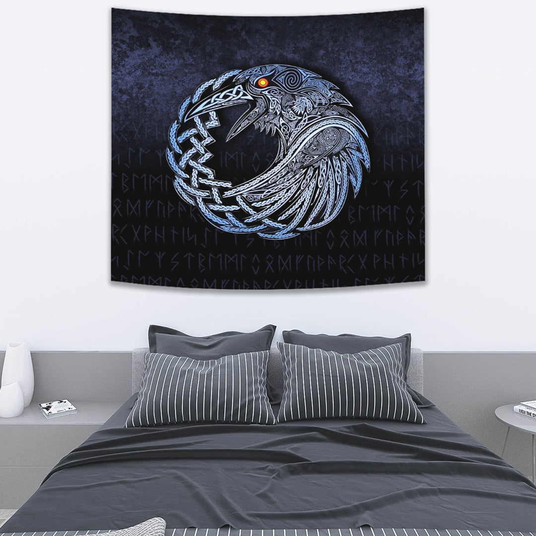 Viking Tapestry Raven Special Blue Version