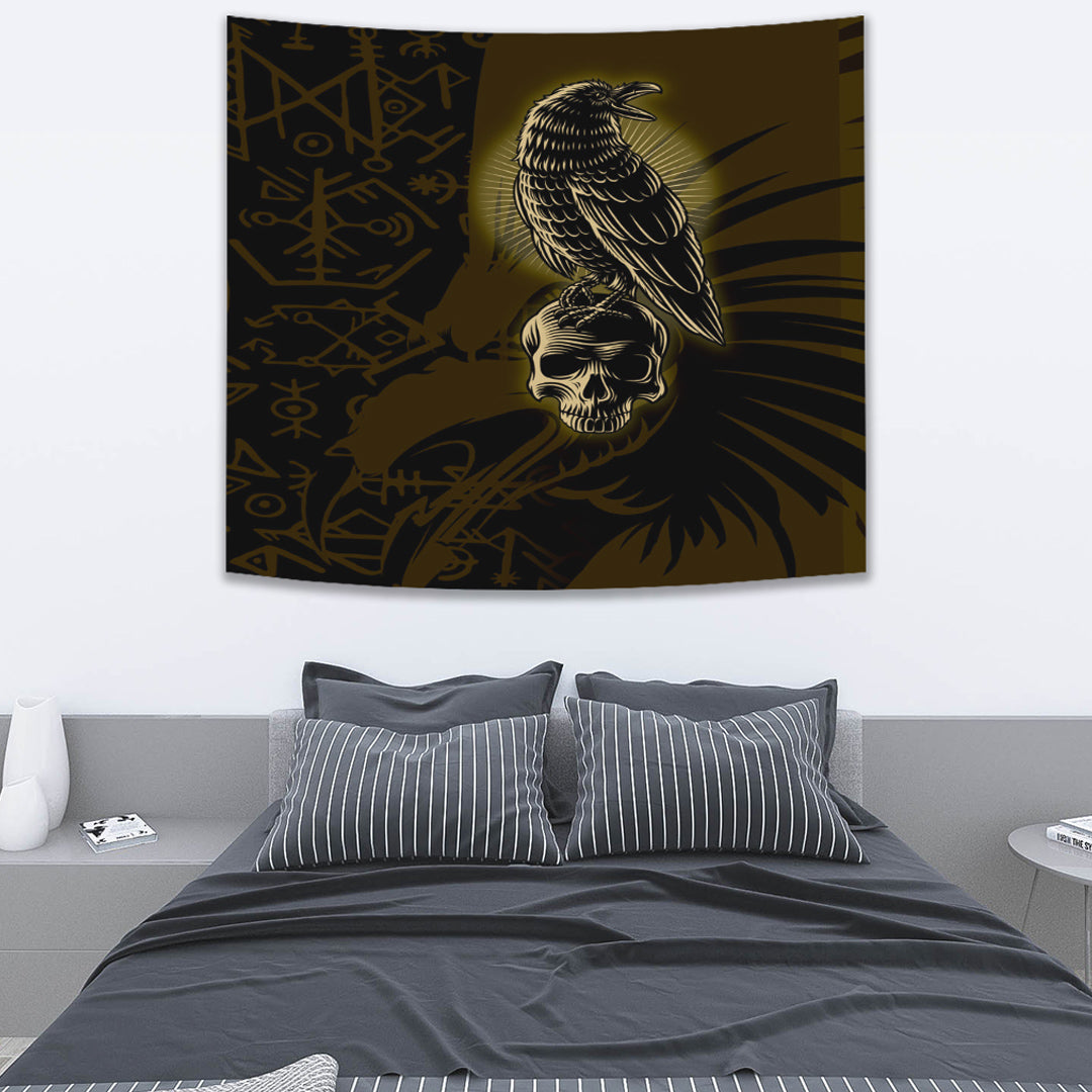 Viking Tapestry Raven Viking Tapestry