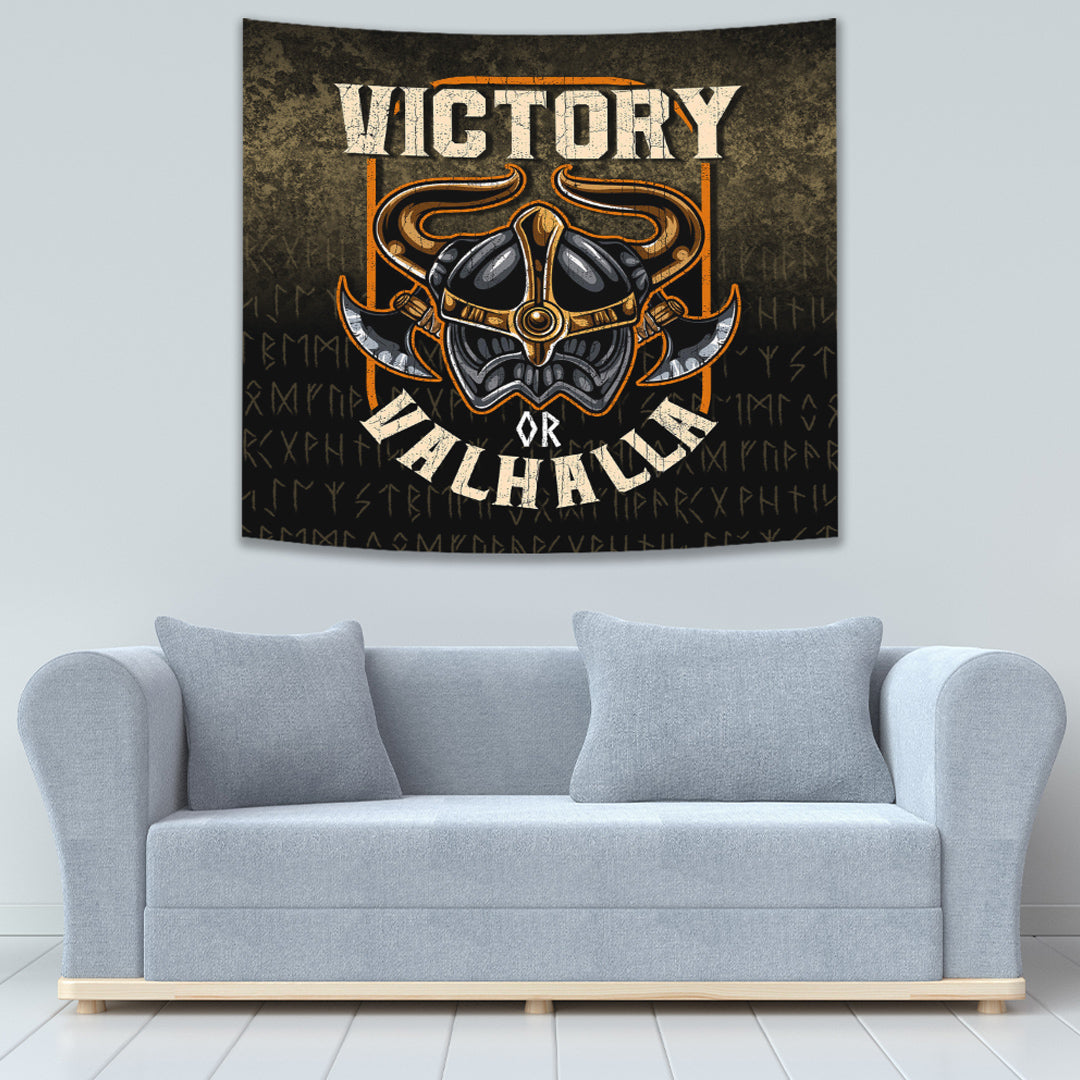 Viking Tapestry Mythology Victory Or Valhalla Norse