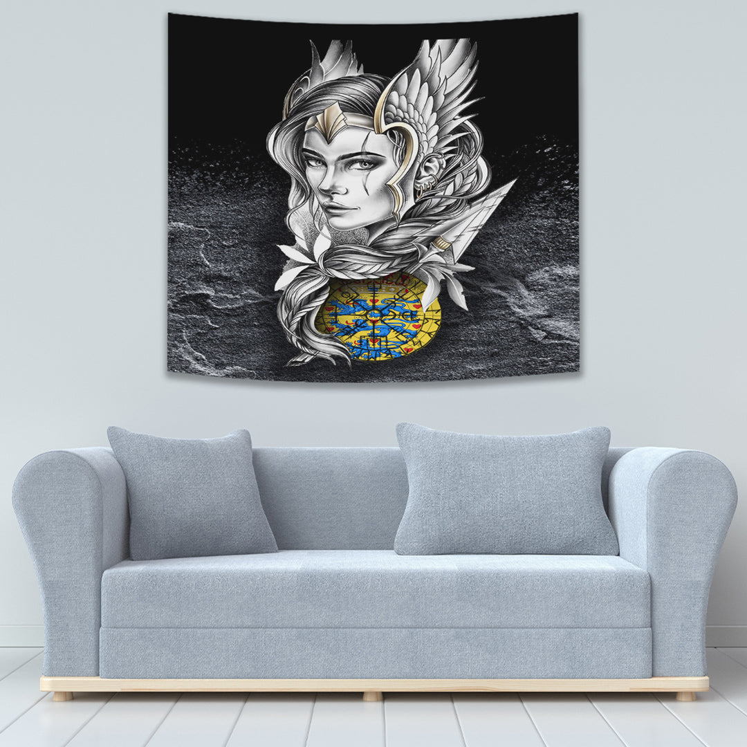 Viking Tapestry Valkyries Denmark