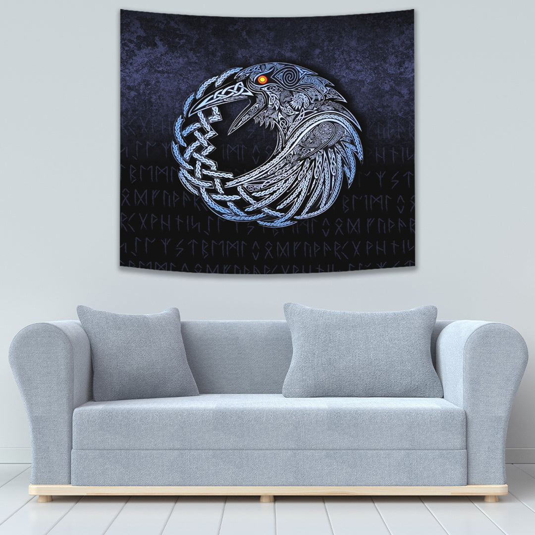 Viking Tapestry Raven Special Blue Version