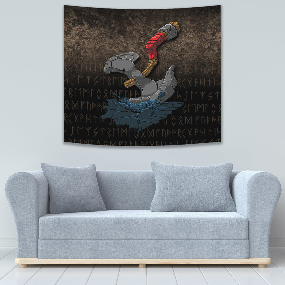 Viking Tapestry Axe Norse Mythology