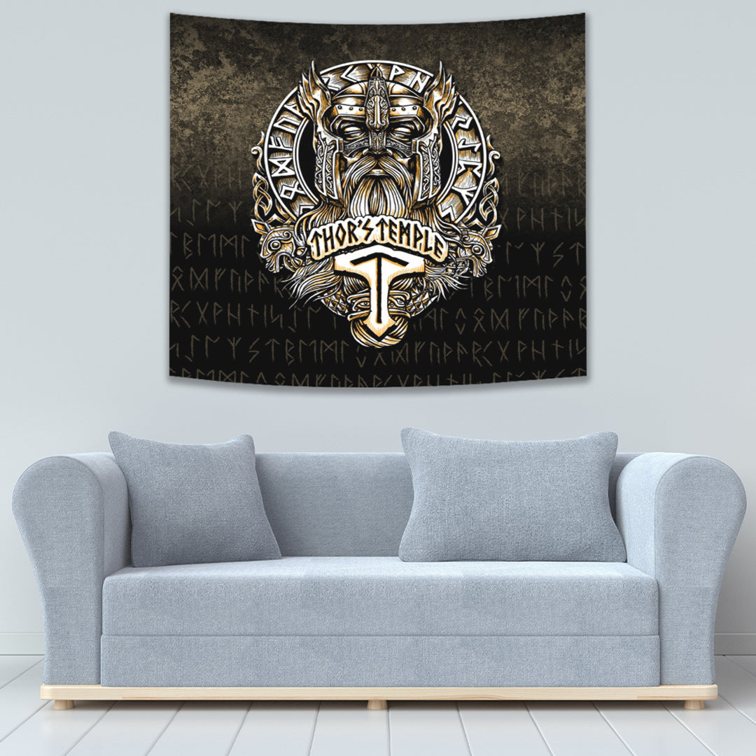 Viking Tapestry Thor's Temple