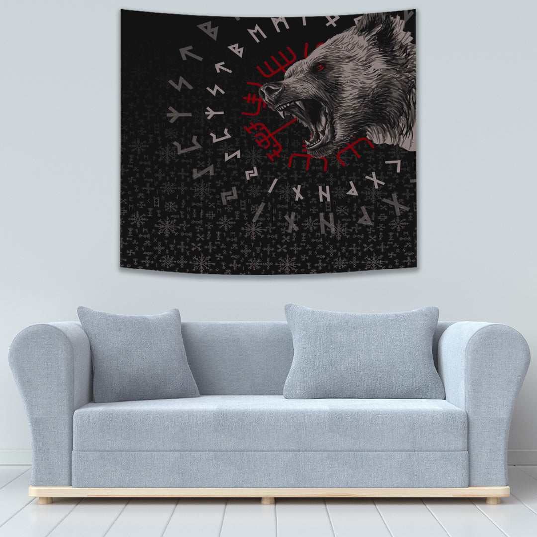 Viking Tapestry Berserler Viking Tapestry Bear