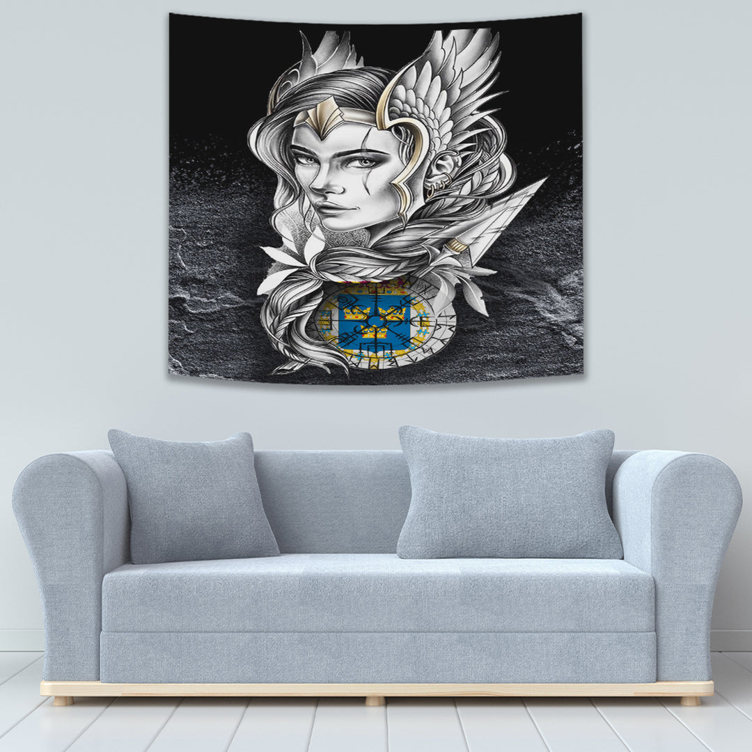 Viking Tapestry Valkyries Sweden