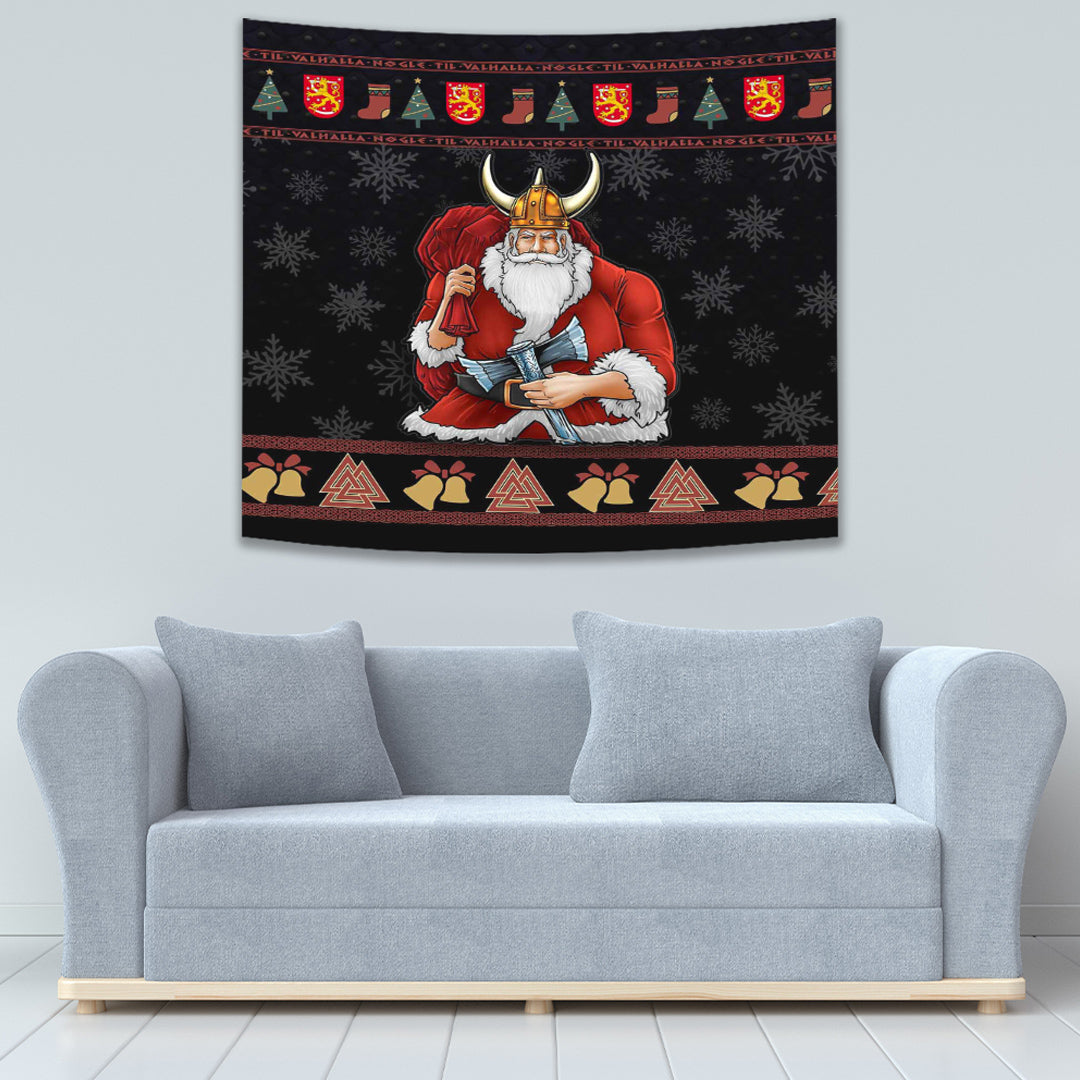 Viking Tapestry Christmas Finland Santa