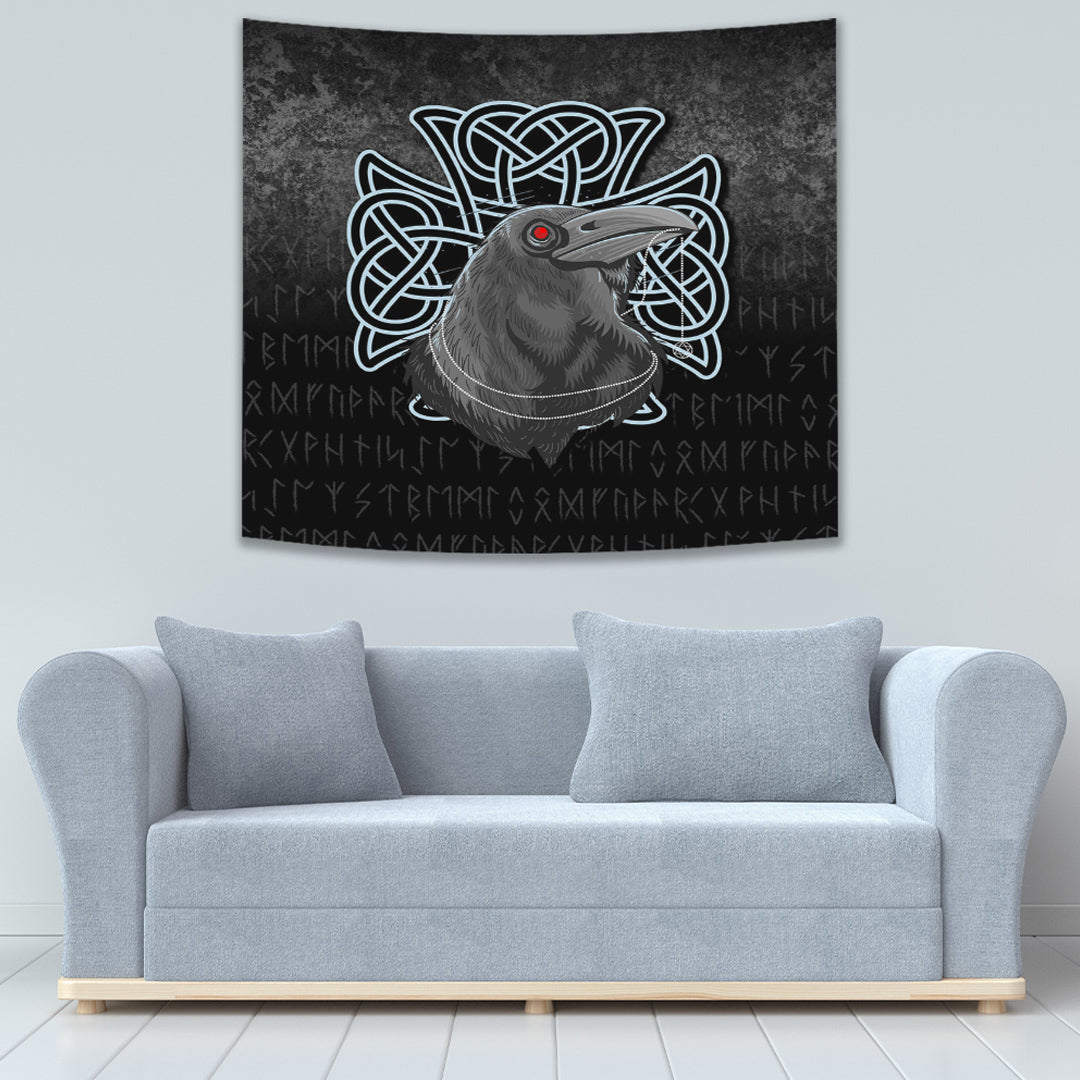 Viking Tapestry Raven Viking Tapestry Warrior Norse