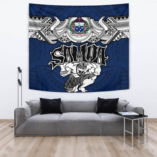 Samoa Warrior Tapestry