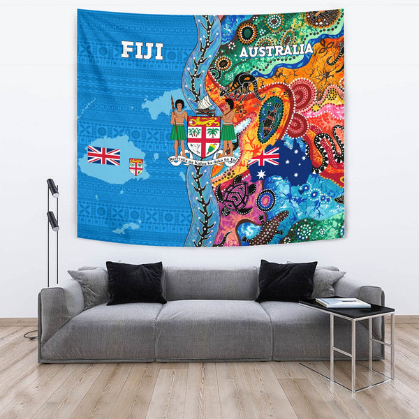 Fiji Tapa & Australia Aboriginal Tapestry