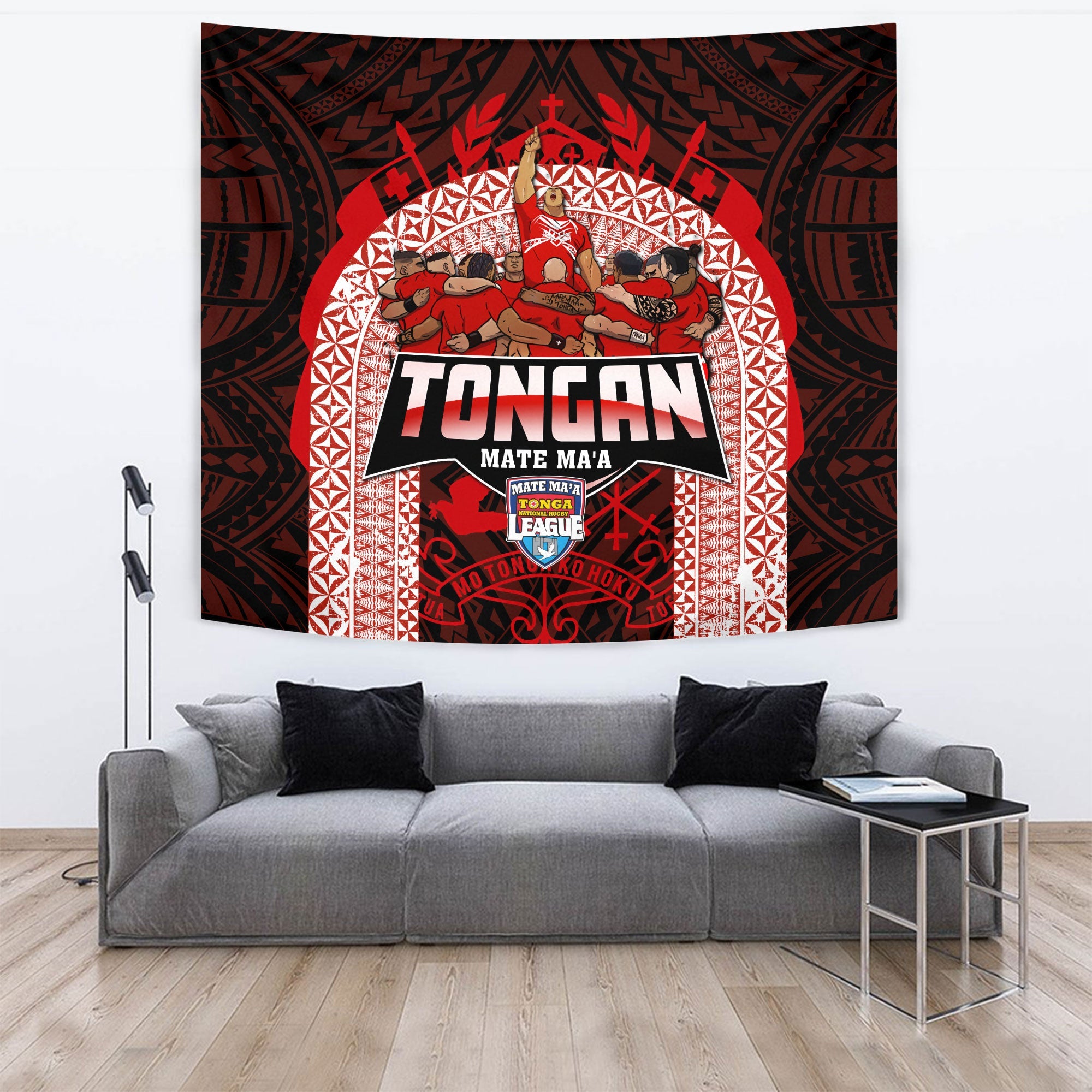 Tonga Mate Ma'a Rugby League Tapestry