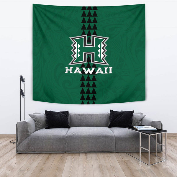 Hawaii Rainbow Warriors Rugby Tapestry