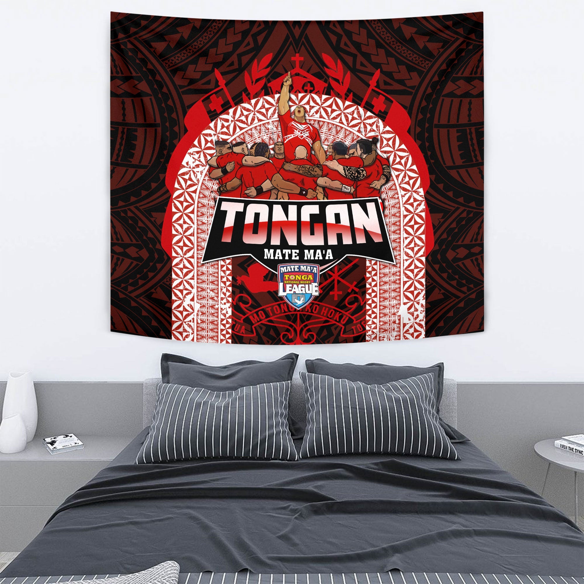 Tonga Mate Ma'a Rugby League Tapestry