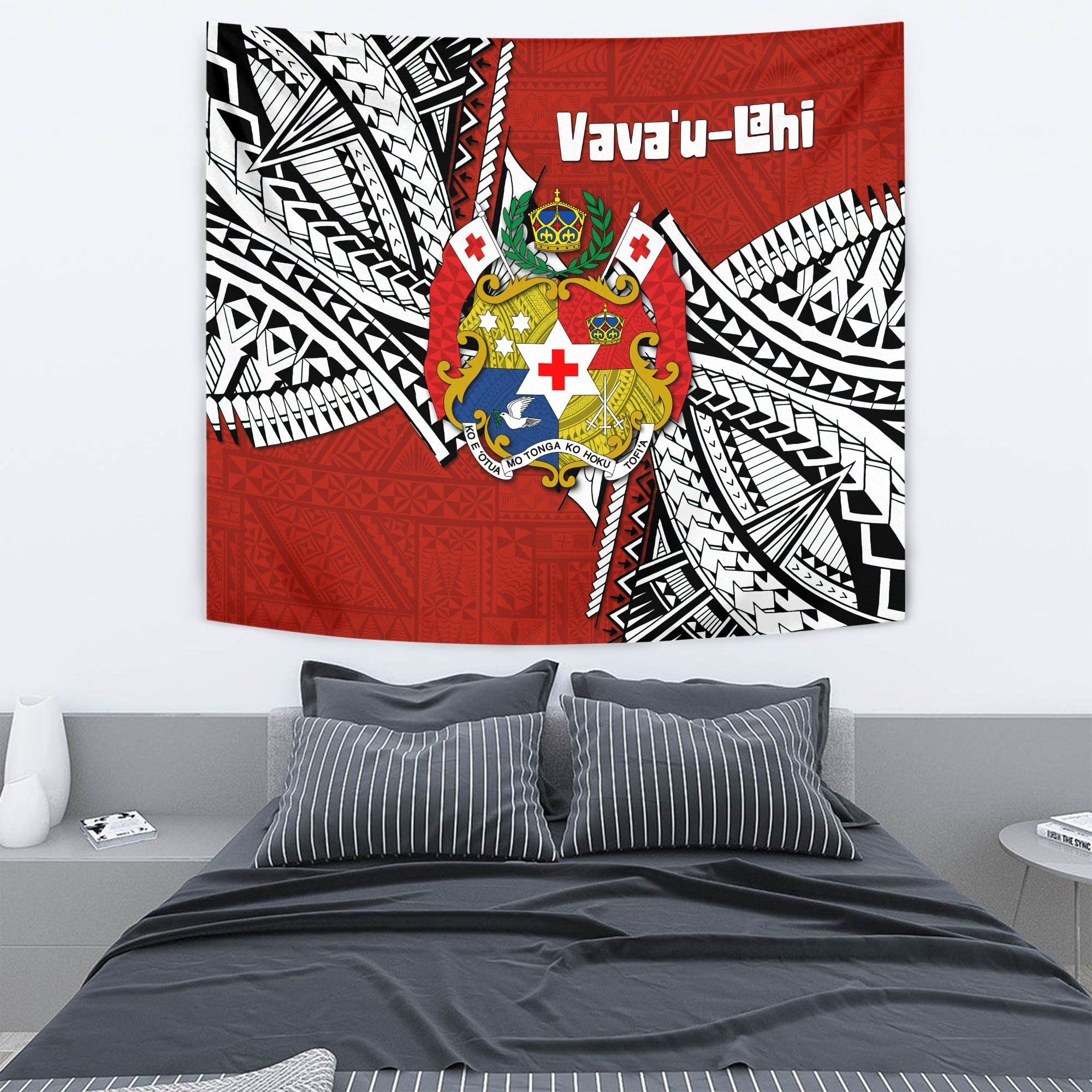 Tonga Vava'u Lahi Coat Of Arms Tapestry