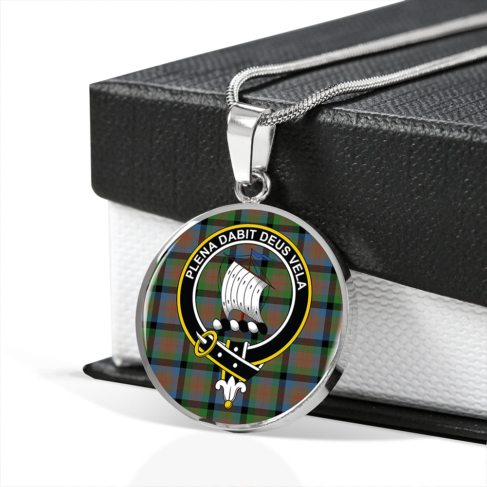 Scottish Tartan Tennant Ancient Clan Circle Necklace Classic Style