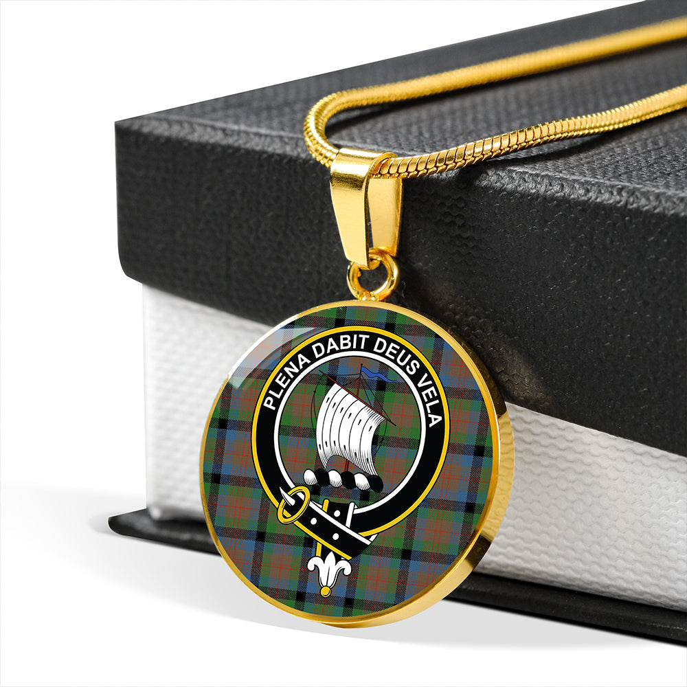 Scottish Tartan Tennant Ancient Clan Circle Necklace Classic Style