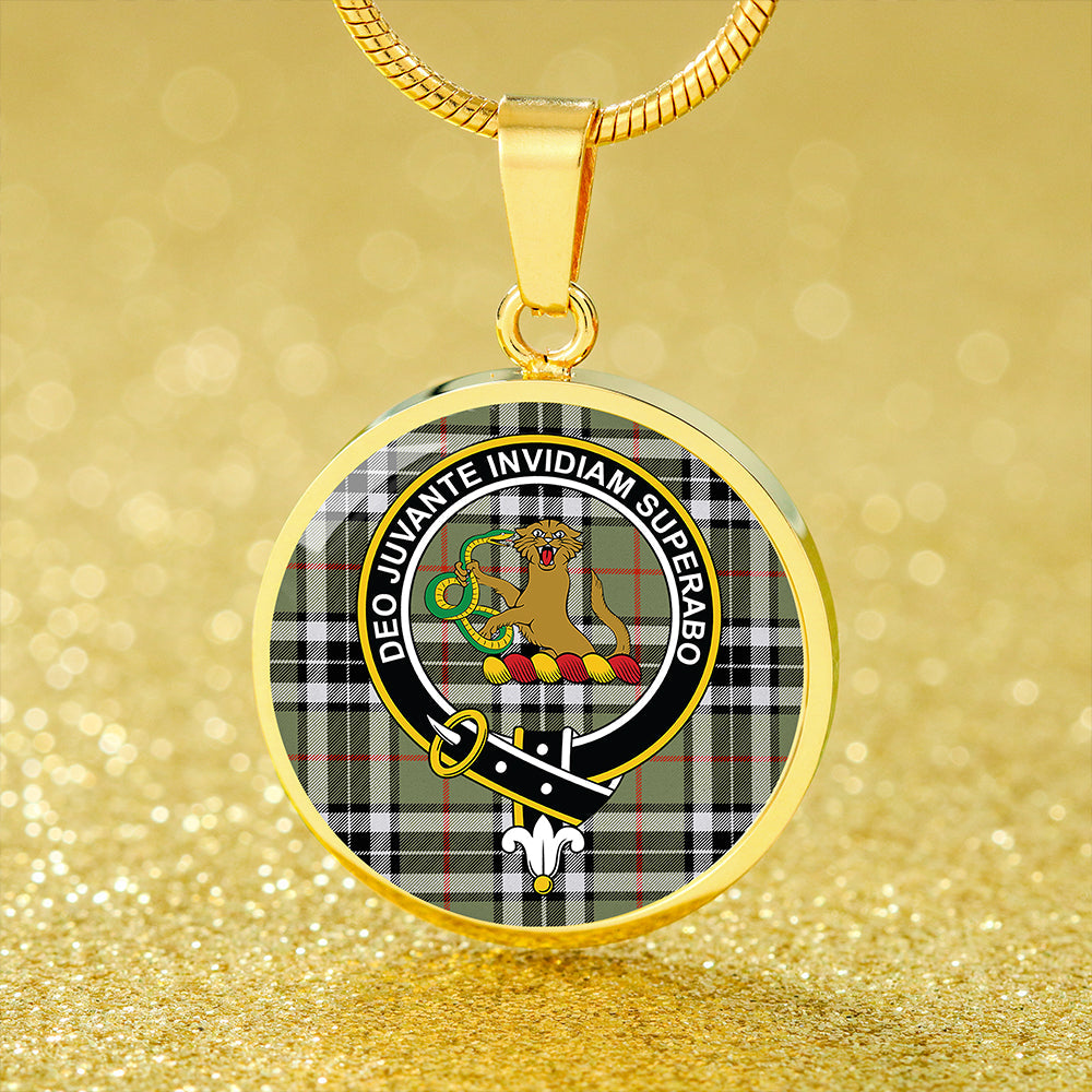 Scottish Tartan Thomson Camel (MacThomas/Thompson Camel) Ancient Clan Circle Necklace Classic Style