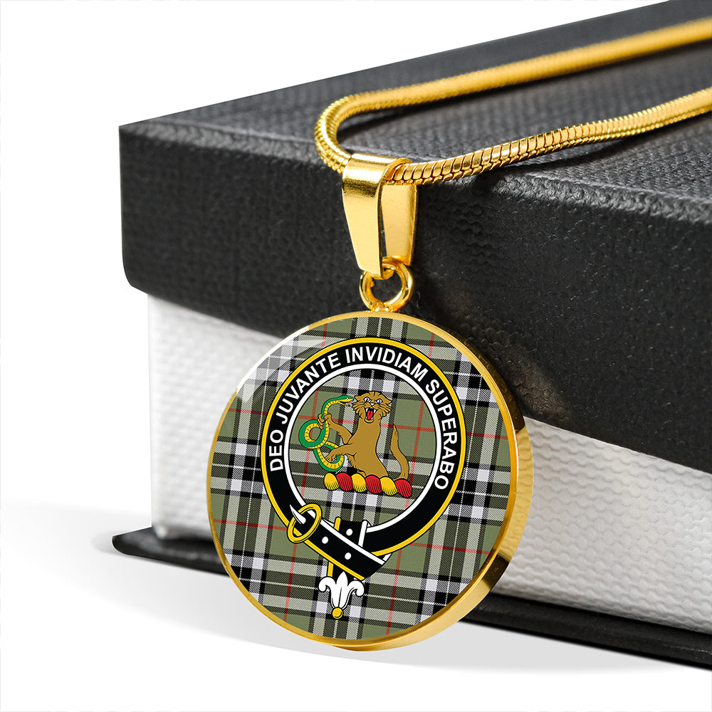Scottish Tartan Thomson Camel (MacThomas/Thompson Camel) Ancient Clan Circle Necklace Classic Style