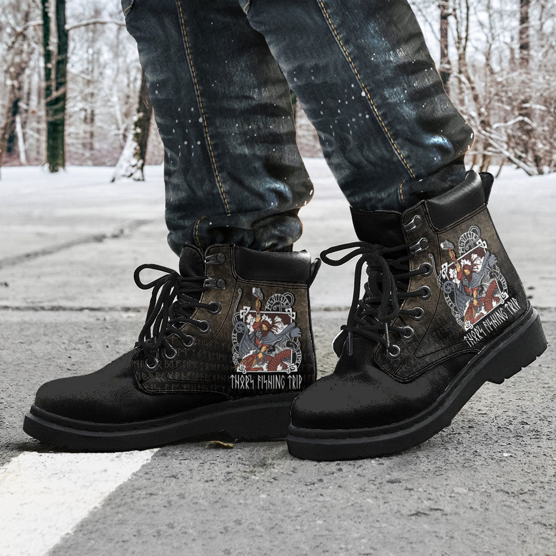 Viking All Season Boots Thor's fishing trip