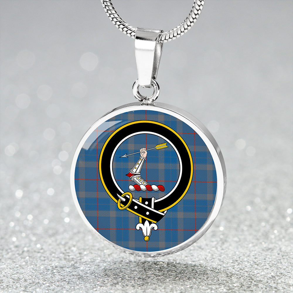 Scottish Tartan Thorburn (Thurburn) Ancient Clan Circle Necklace Classic Style