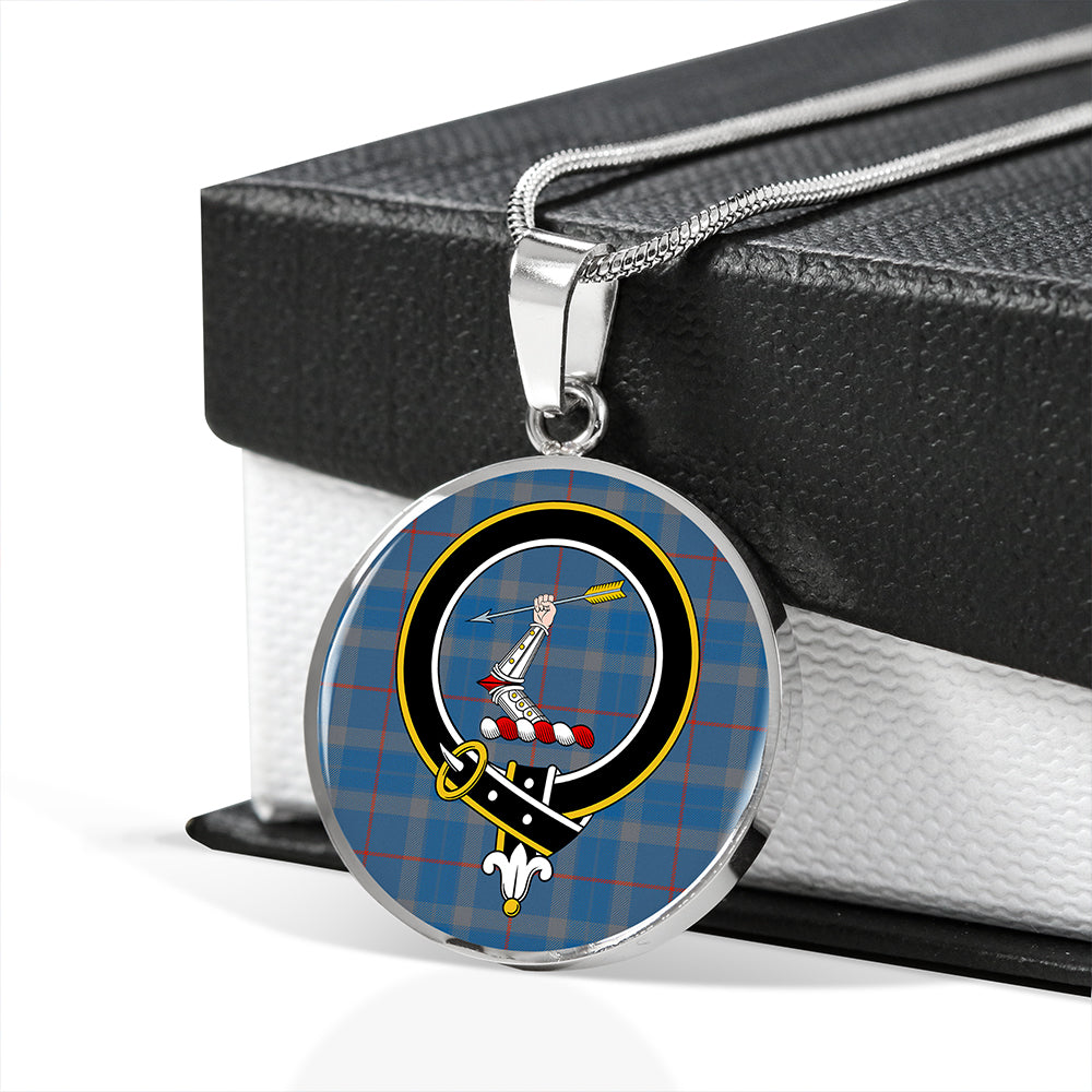 Scottish Tartan Thorburn (Thurburn) Ancient Clan Circle Necklace Classic Style