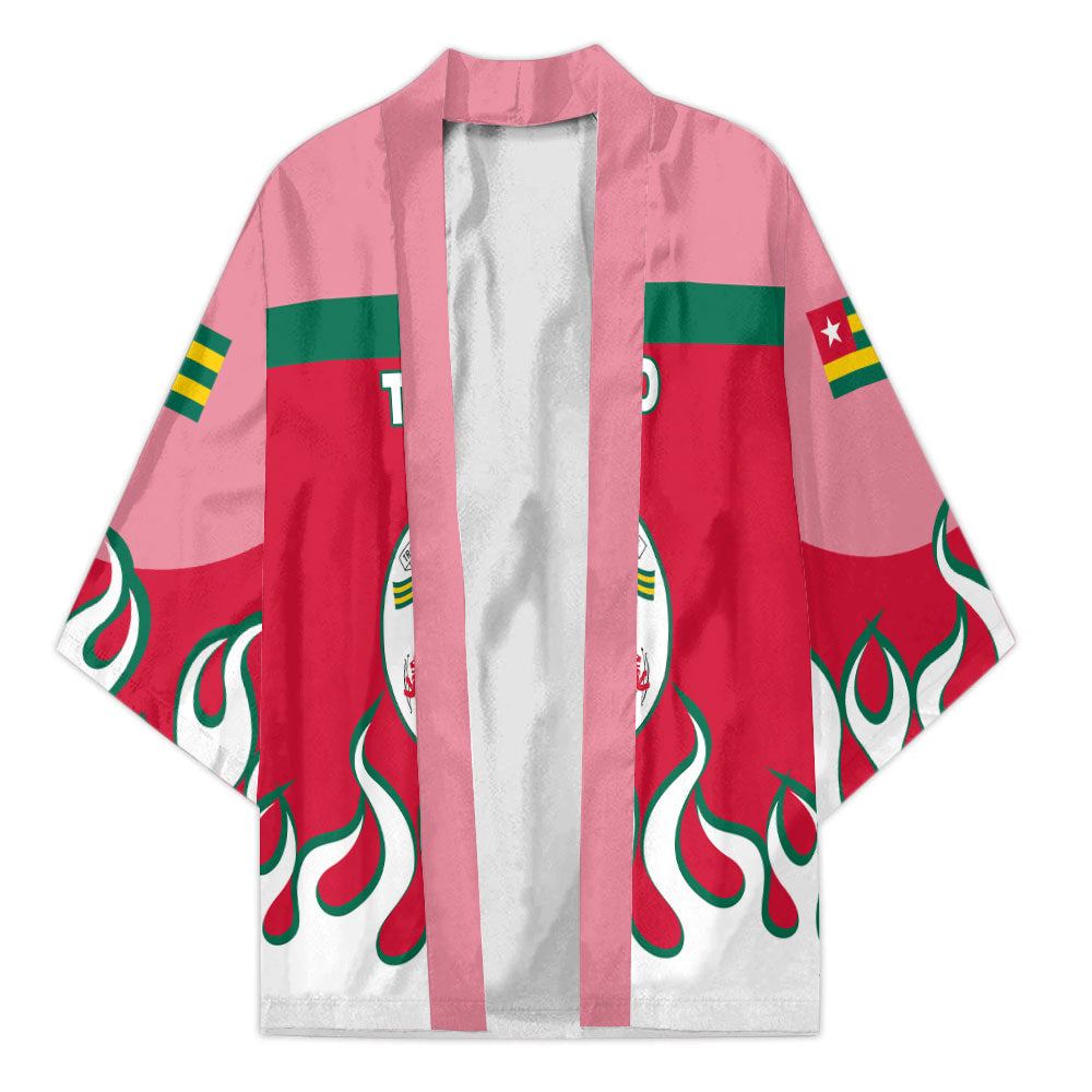 Togo Kimono Flag & Coat Of Arms Fire Hockey Style