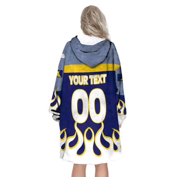 Tokelau Snug Hoodie Flag & Coat Of Arms Fire Hockey Style