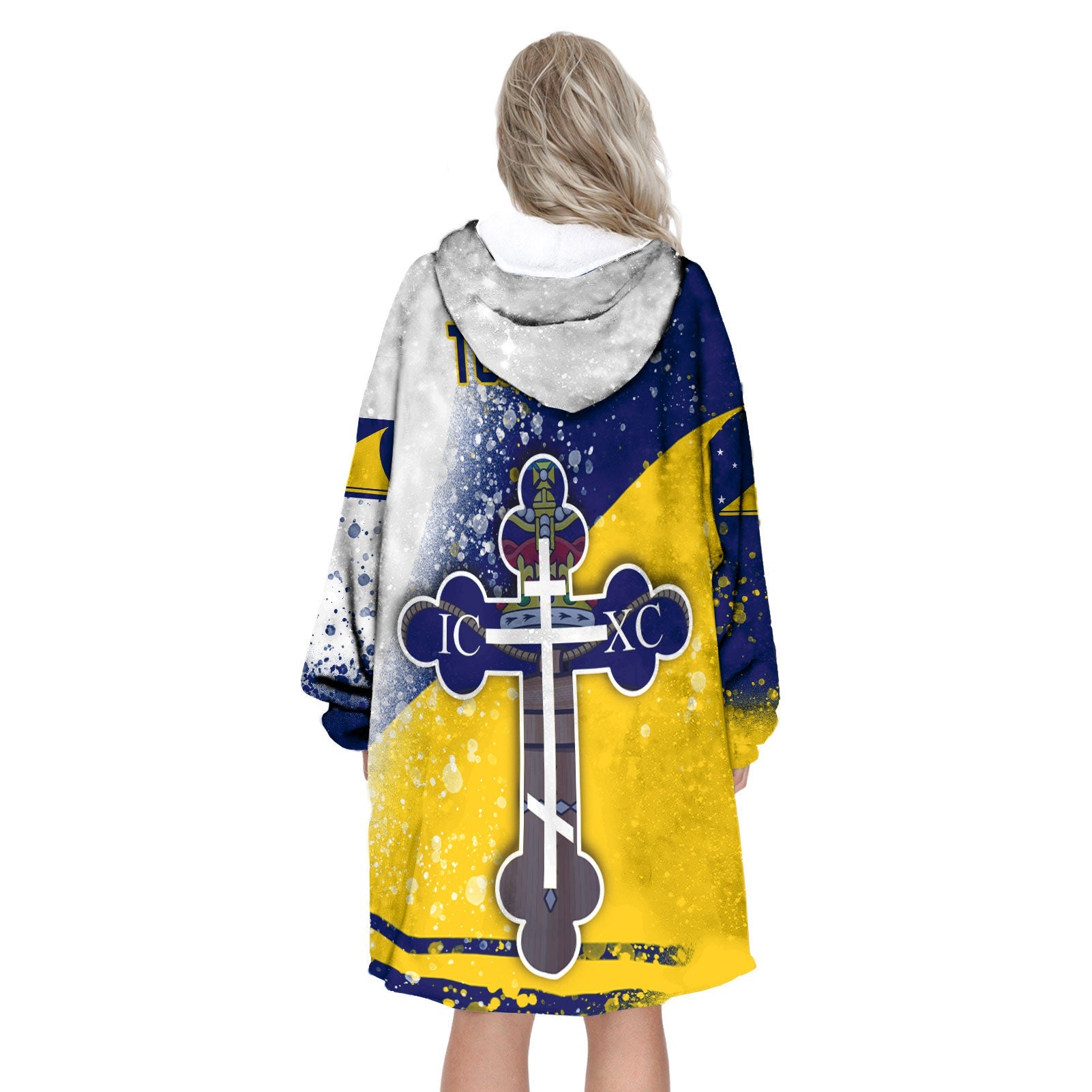 Tokelau Snug Hoodie Flag & Coat Of Arms Orthodox Style