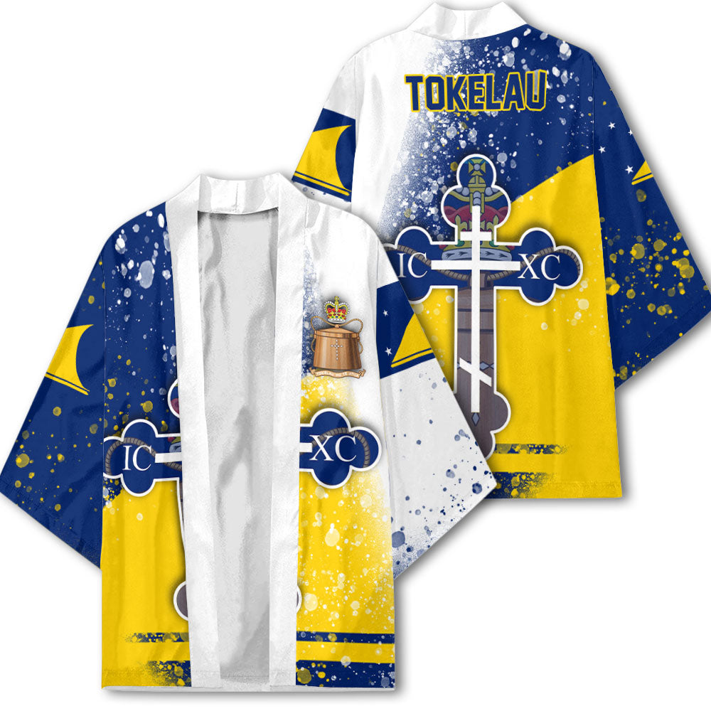 Tokelau Kimono Flag & Coat Of Arms Orthodox Style