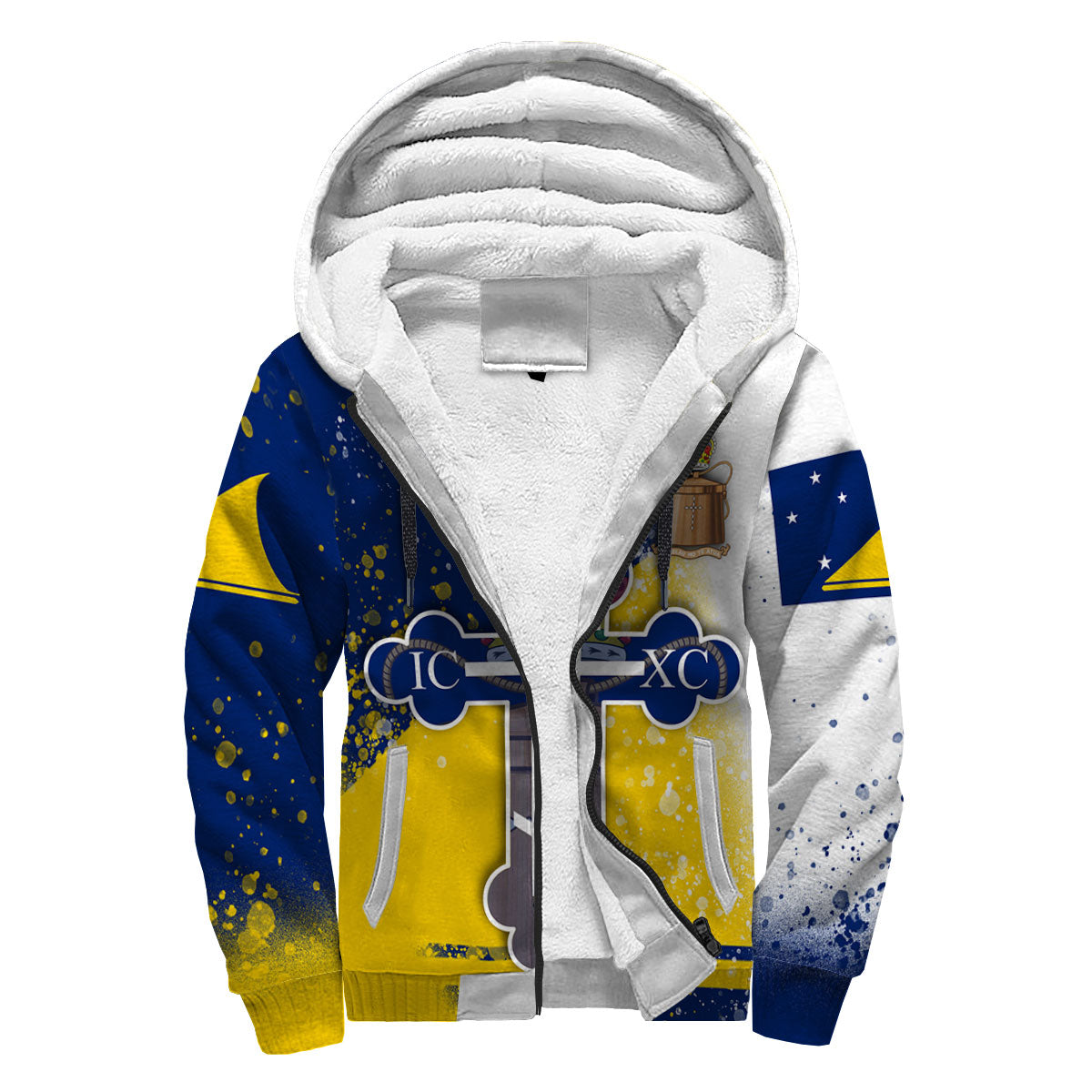 Tokelau Sherpa Hoodie Flag & Coat Of Arms Orthodox Style