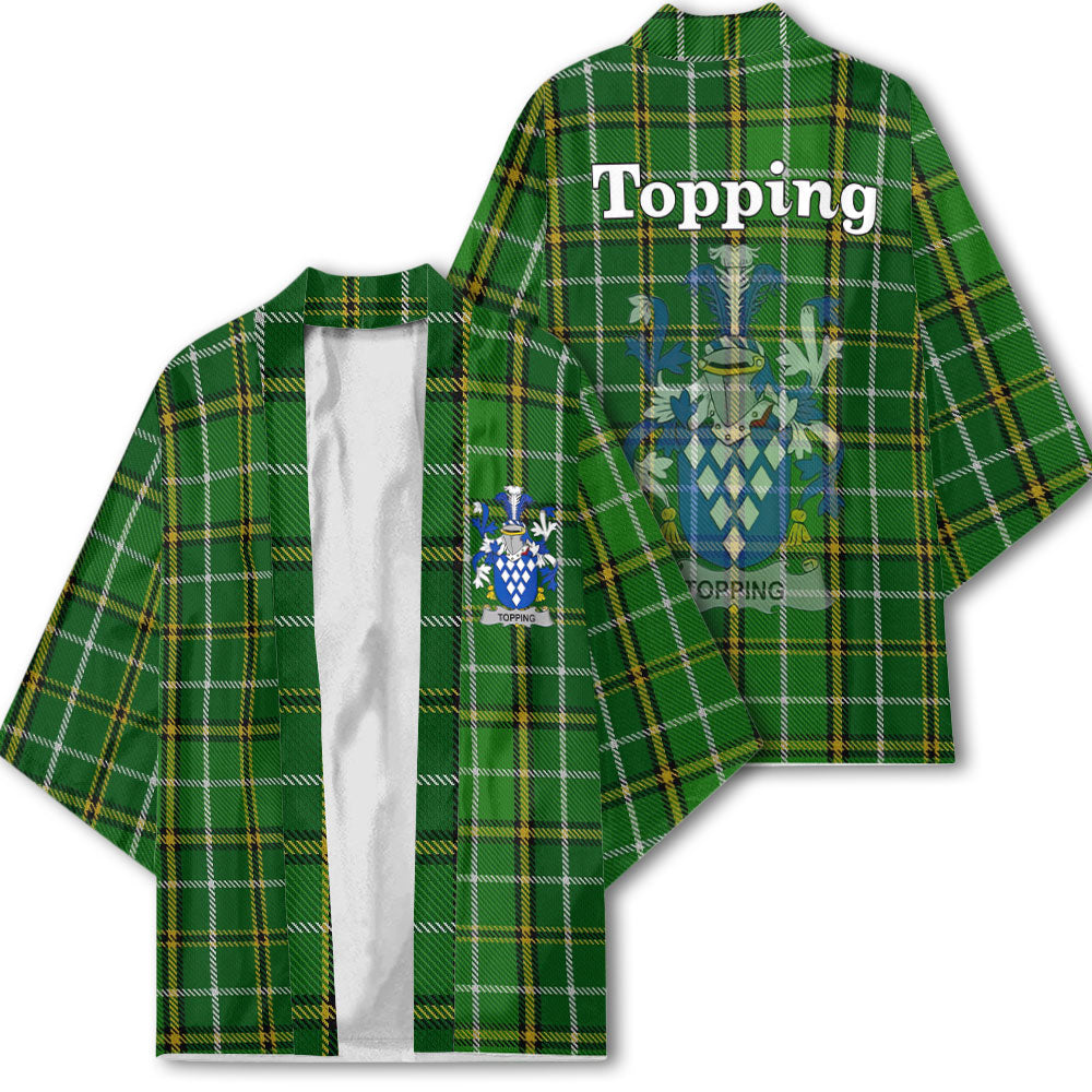 Topping Family Kimono Irish National Plaid & Crest Style – To The Closet