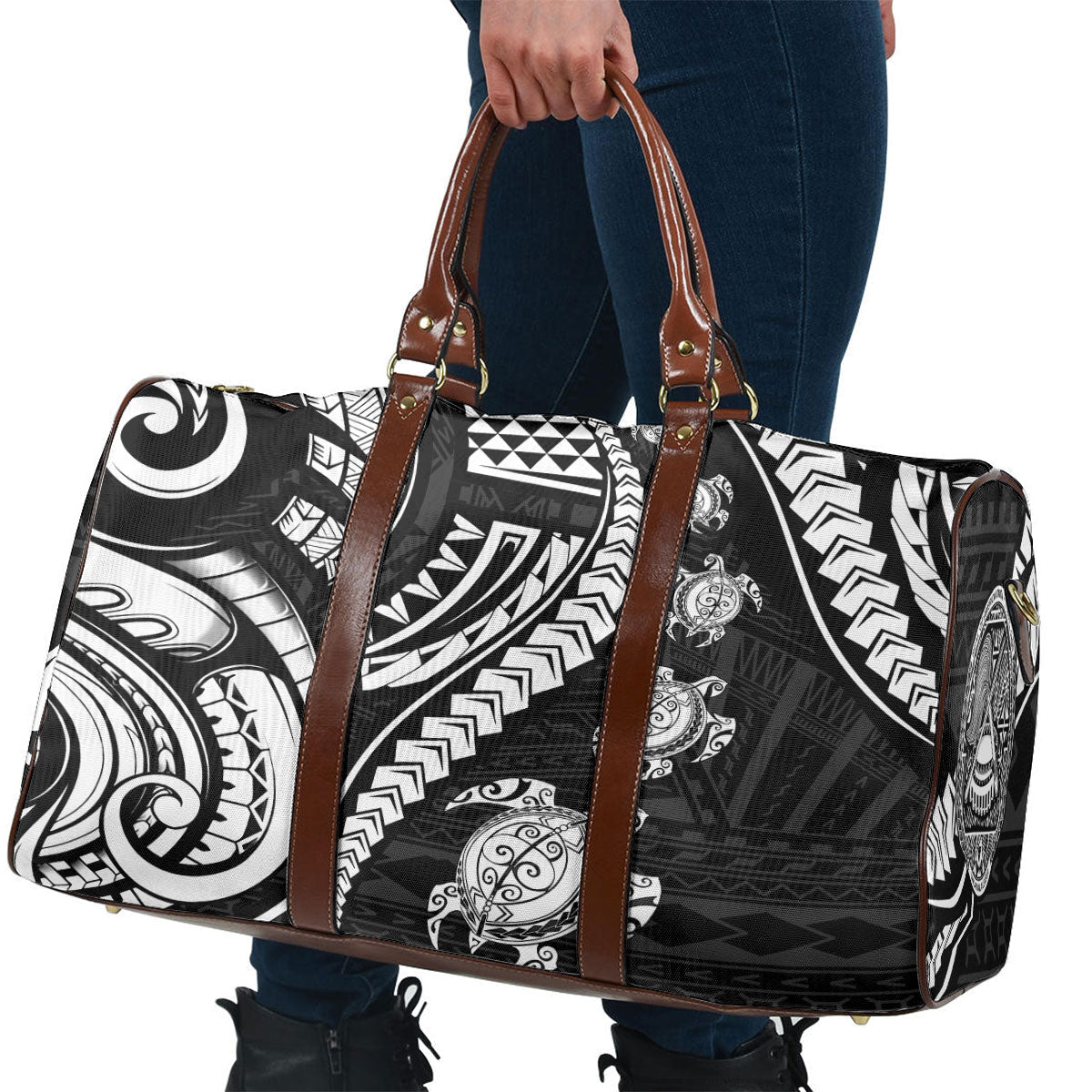 Seal Of American Samoa Travel Bag Turtle Style