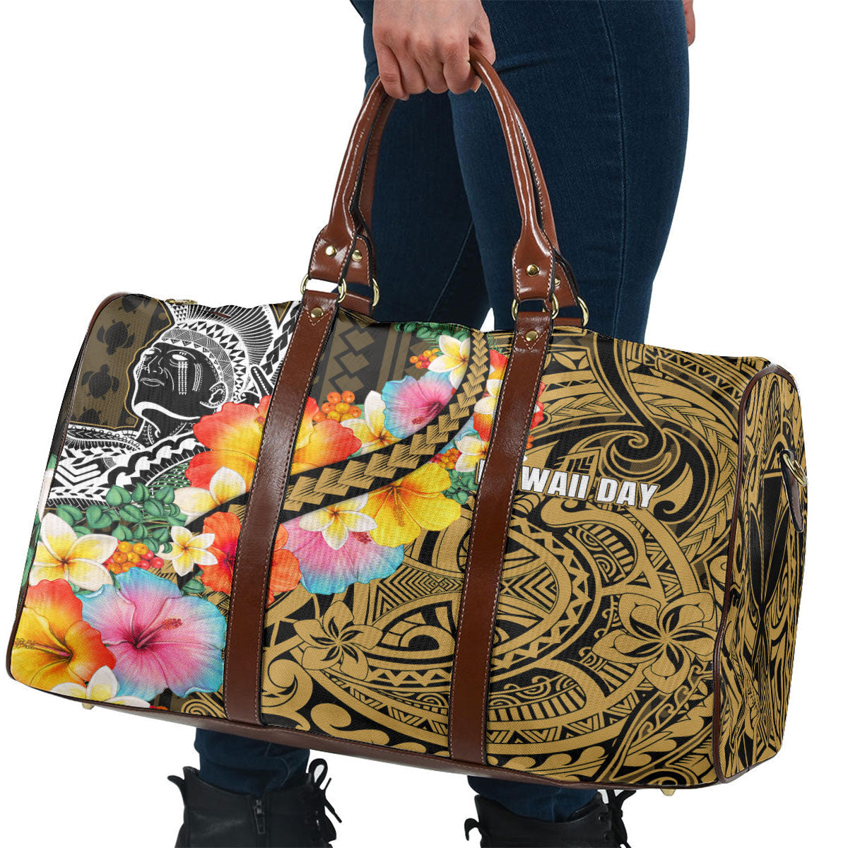 Hawaii Day King Kamehameha Travel Bag