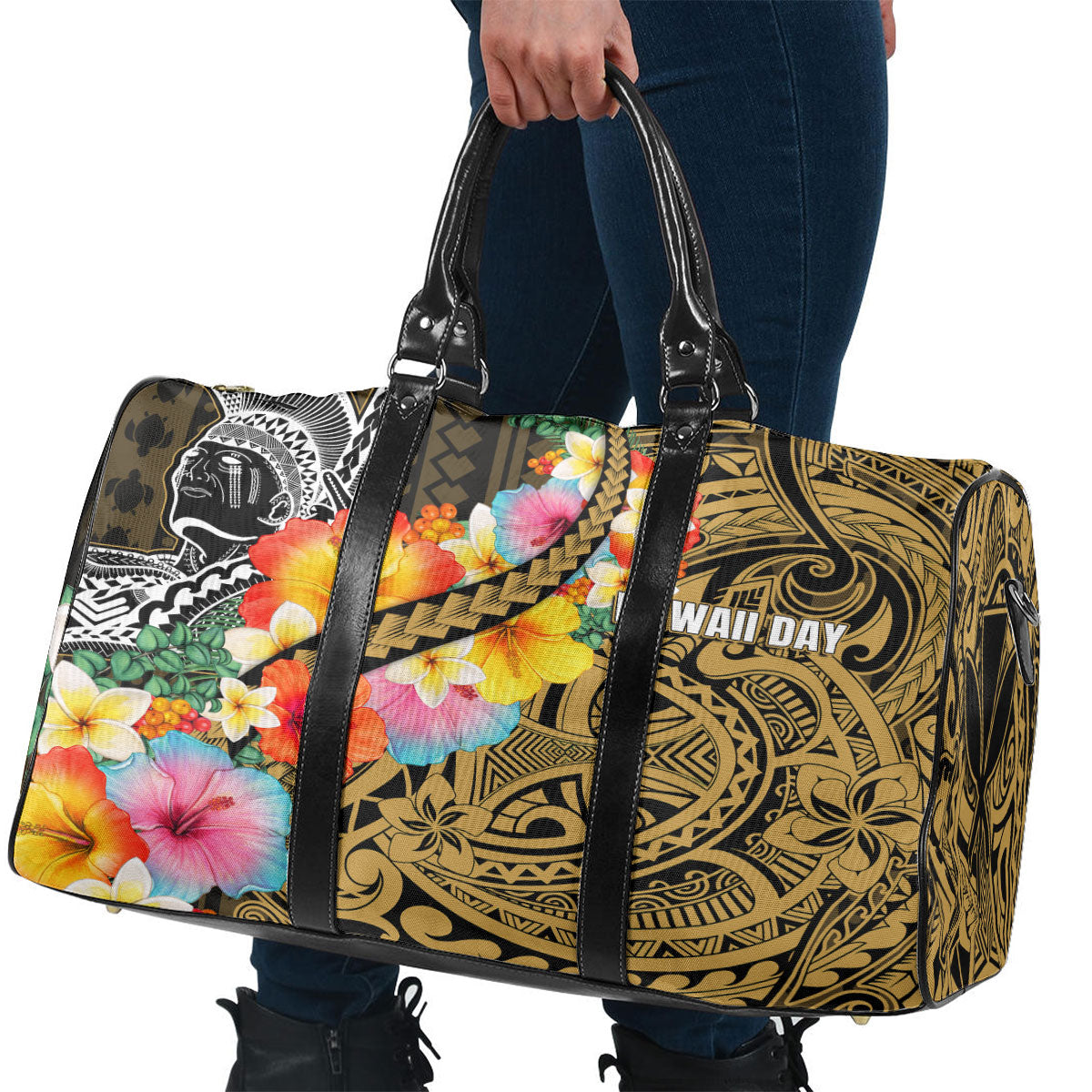 Hawaii Day King Kamehameha Travel Bag