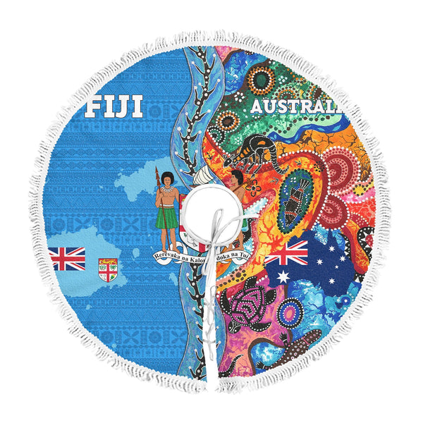 Fiji Tapa & Australia Aboriginal Tree Skirt