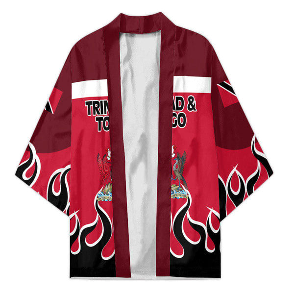 Trinidad and Tobago Kimono Flag & Coat Of Arms Fire Hockey Style