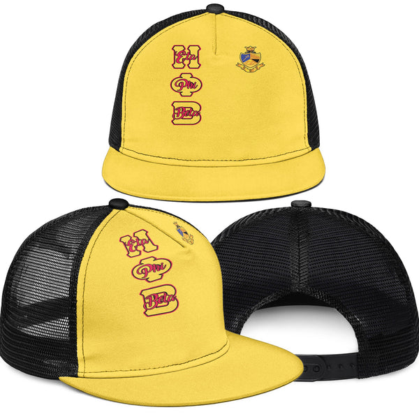 Sorority Trucker Hat - Eta Phi Beta Trucker Hat Original Yellow Style