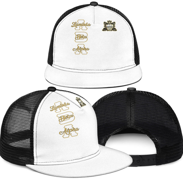 Sorority Trucker Hat - Lambda Beta Alpha Trucker Hat Original White Style