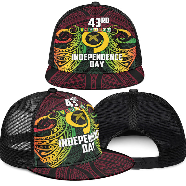 Vanuatu Trucker Hat Independence Day 43rd Anniversary Style 2