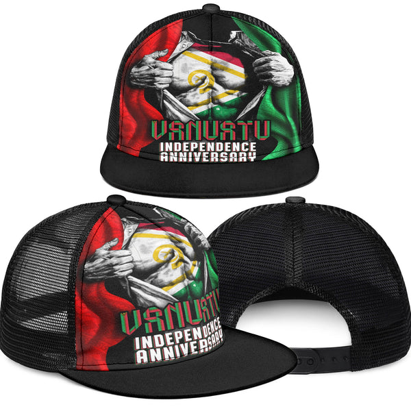 Vanuatu In Me Independence Day Trucker Hat 43rd Anniversary Style