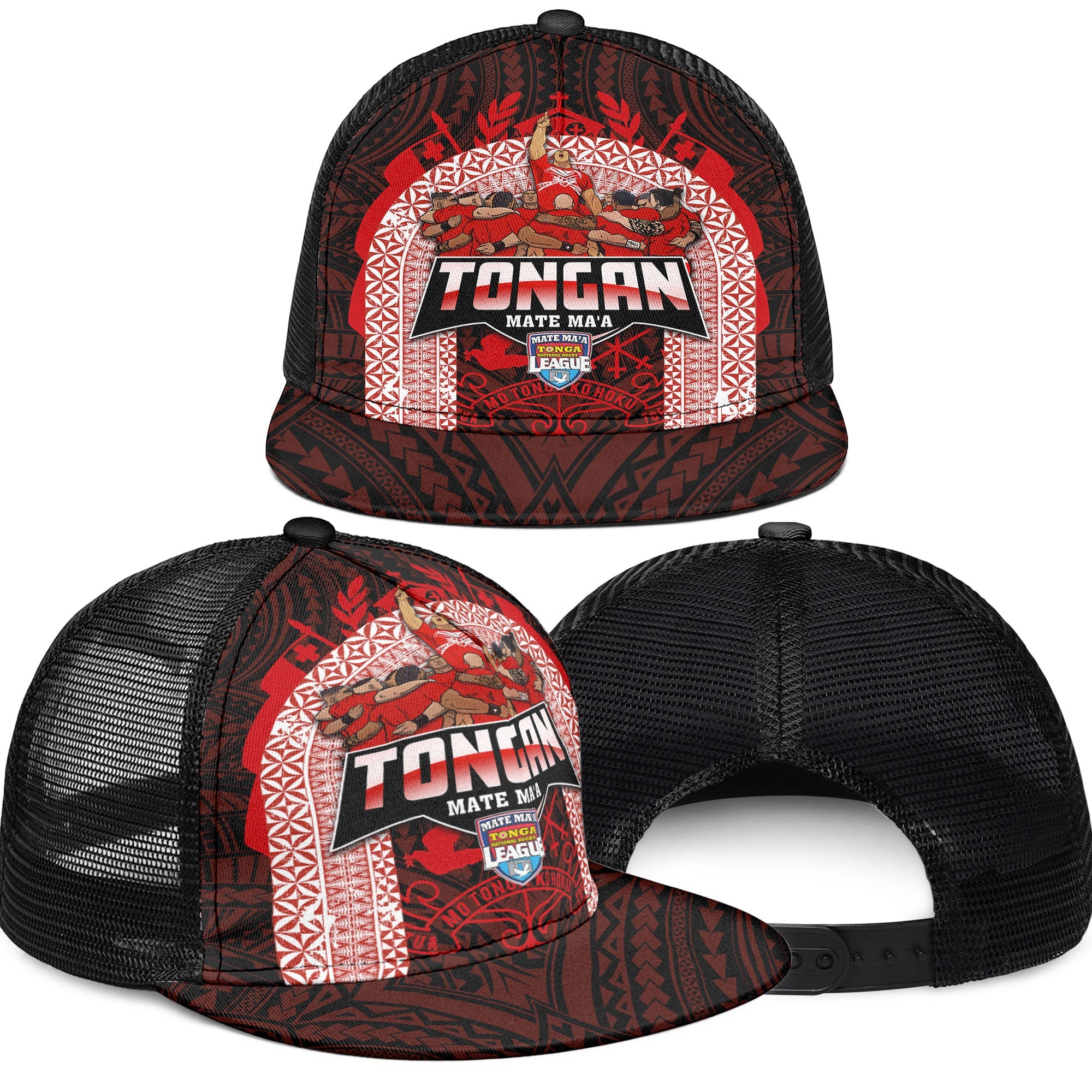 Tonga Mate Ma'a Rugby League Trucker Hat