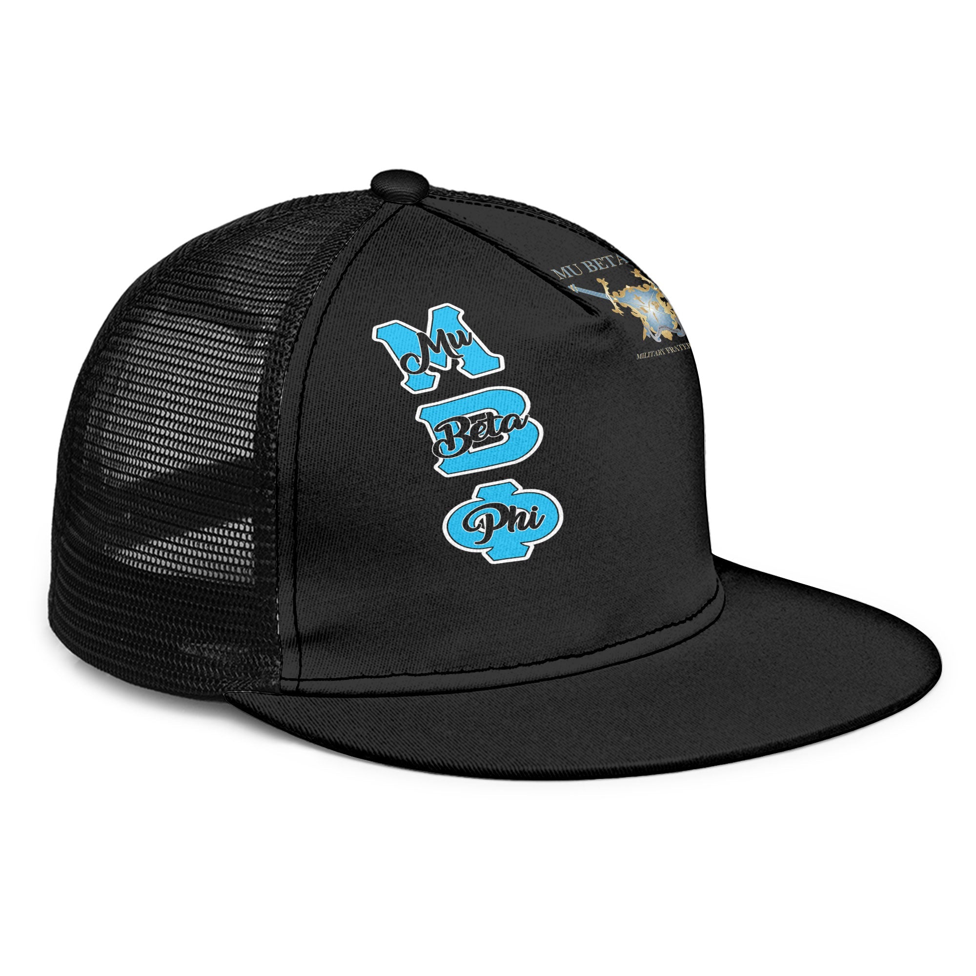 Fraternity Trucker Hat - Mu Beta Phi Trucker Hat Original Dark Style