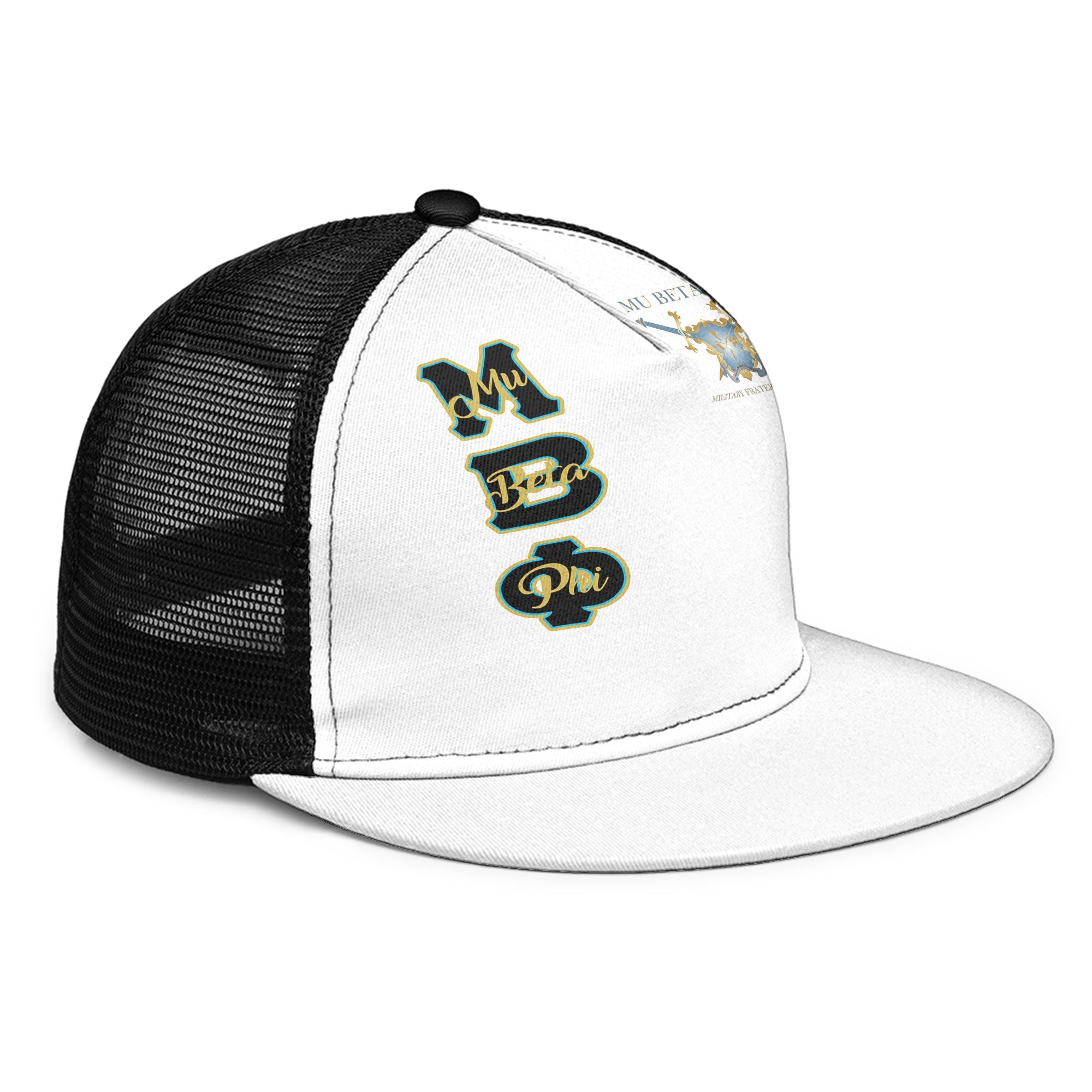 Fraternity Trucker Hat - Mu Beta Phi Trucker Hat Original White Style